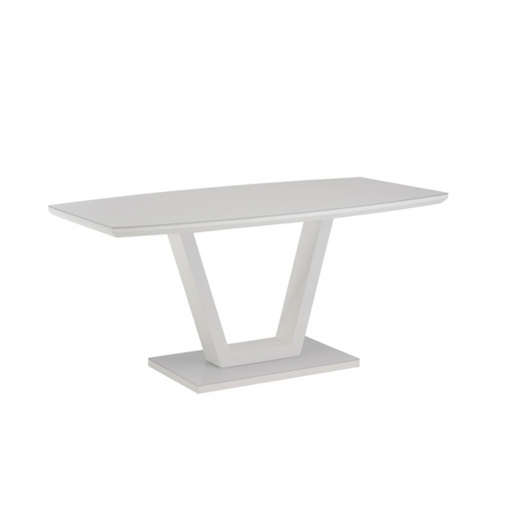 Floris White Gloss Dining Table 160cm