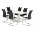 Floris White Gloss Dining Set 160cm