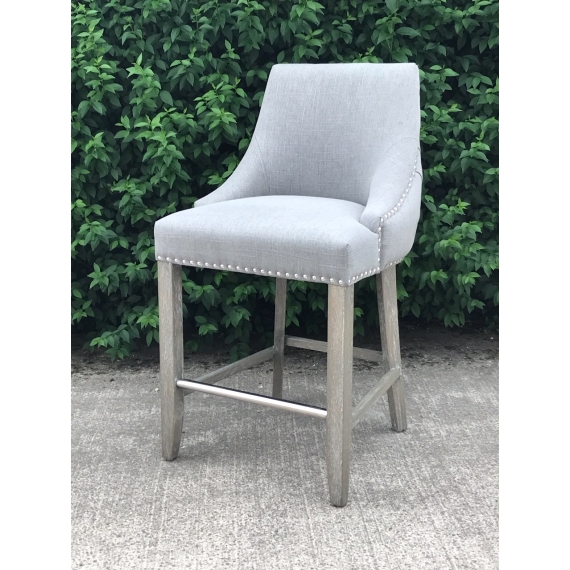 Kiley Buttoned Bar Stool