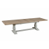 Sofia XL Double Extending Dining Table - Hardwick/Rustic Brown