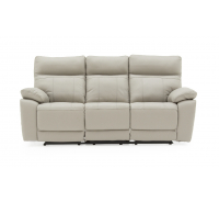Tomasso Leather 3 Seater Sofa (Electric Recliner)