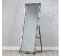 Chateaux Full Length Cheval Mirror Silver