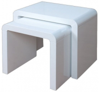 Atlantis White Gloss Nest of Tables