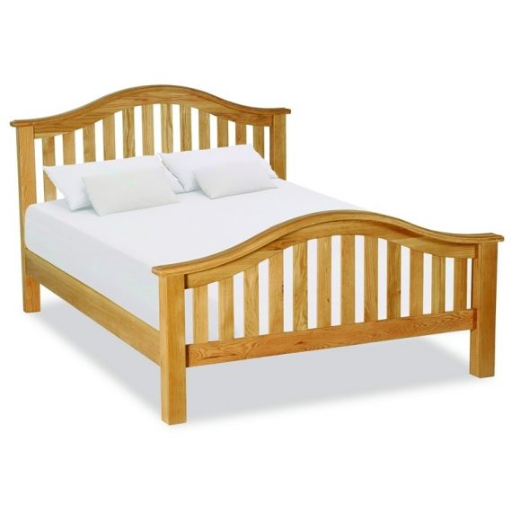 Sally Oak Classic Curved Bed Frame