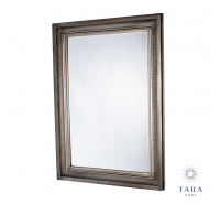 Bordeaux Wall Mirror Antique Silver