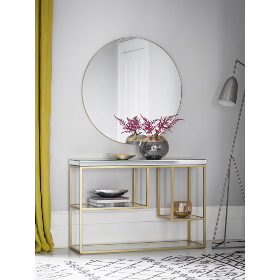 Hudson Living Pippard Console Table - Champagne