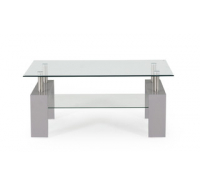 Calico Grey & Glass Coffee Table