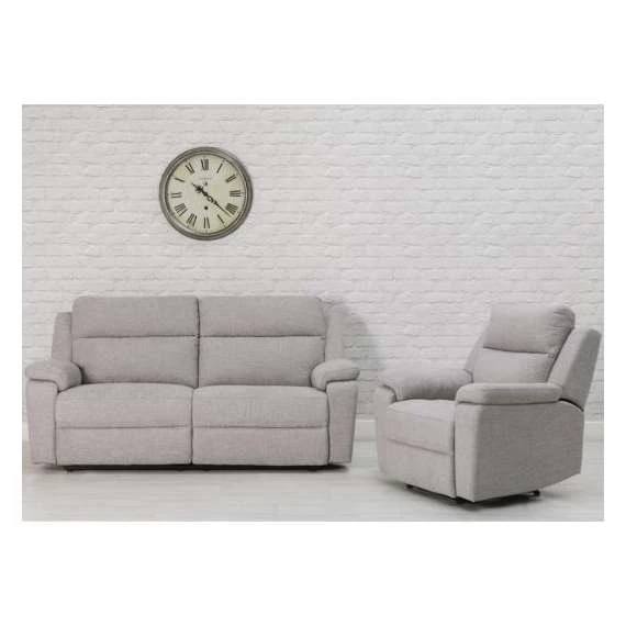 Empire 3 Seater Fabric Recliner Sofa