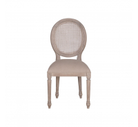 Sofia Rattan Back Dining Chair – Rustic Brown