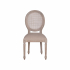 Sofia Rattan Back Dining Chair – Rustic Brown
