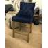 Mallow Velvet Upholstered Stool