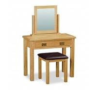 Sally Oak Dressing Table Stool