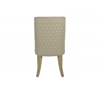 Millie Beige Faux Leather Dining Chair