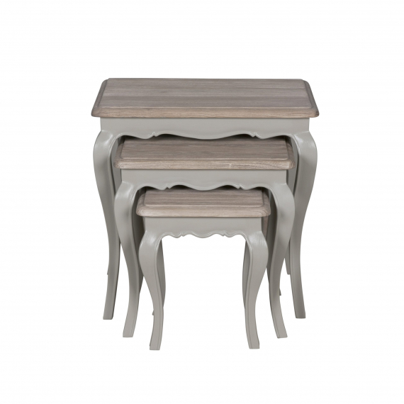 Sofia Hardwick Painted Set of 3 Nesting Tables