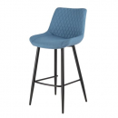 Saxony Fabric Bar Stool 70cm