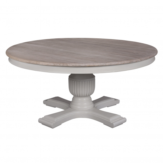 Sofia 1.4m Round Dining Table Hardwick/Rustic Brown