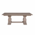 Sofia 220cm Twin Pod Dining Table – Rustic Brown