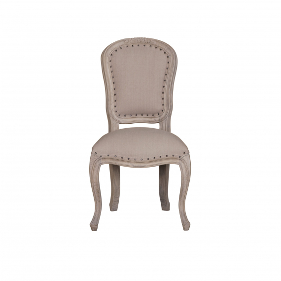 Sofia Upholstered Back Dining Chair – Rustic Brown