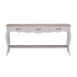 Sofia 6ft Extra Large 3 Drawer Console Table – Hardwick/Rustic Brown