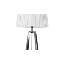 Sia Silver Geometric Table Lamp 57cm