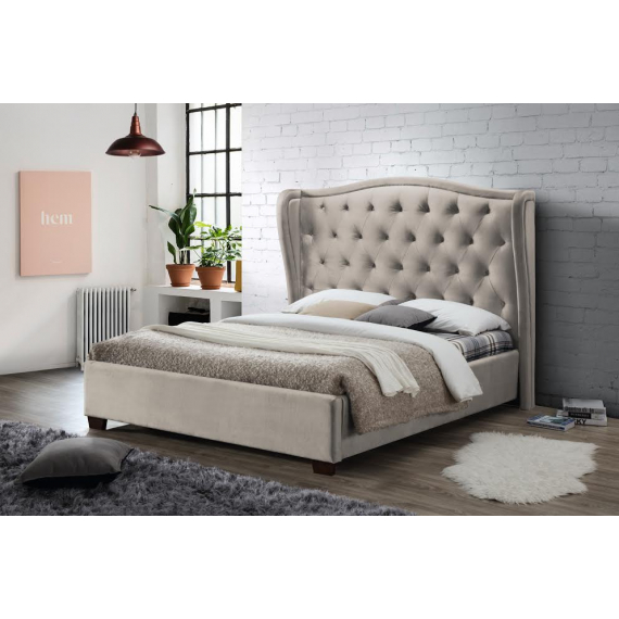 Tufted Fabric Bed Frame (King Size)