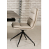 Bentley Swivel Chair - Black Powder Coated Leg