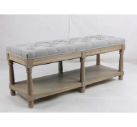 Baker Upholstered Button Top Bench