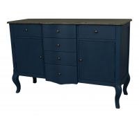 Hyde Blue 2 Drawer 6 Door Sideboard