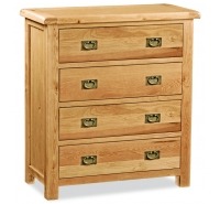 Sally Oak 4 Drawer Chest Of Drawers
