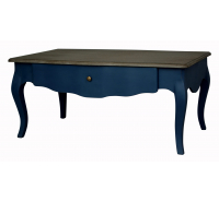 Hyde Blue Coffee Table with Drawer