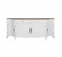 Sofia 4 Door Sideboard - Oak & Antique White