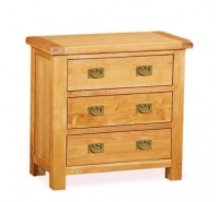 Sally Oak 3 Drawer Chest Of Drawers