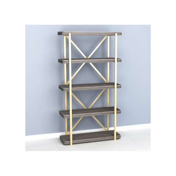 Alicia Gold Frame Bookshelf Display