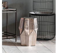 Britton Silver Statement Side Table