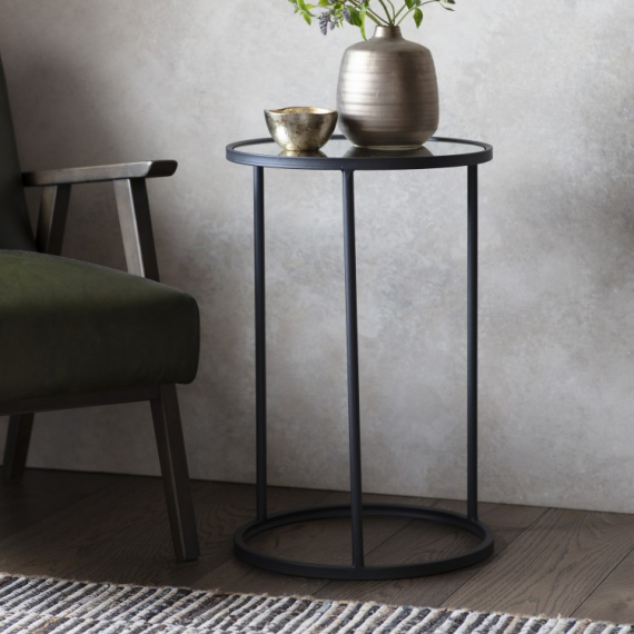 Slim Round Side Table