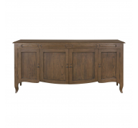 Harriette Walnut 4 Door Large Sideboard