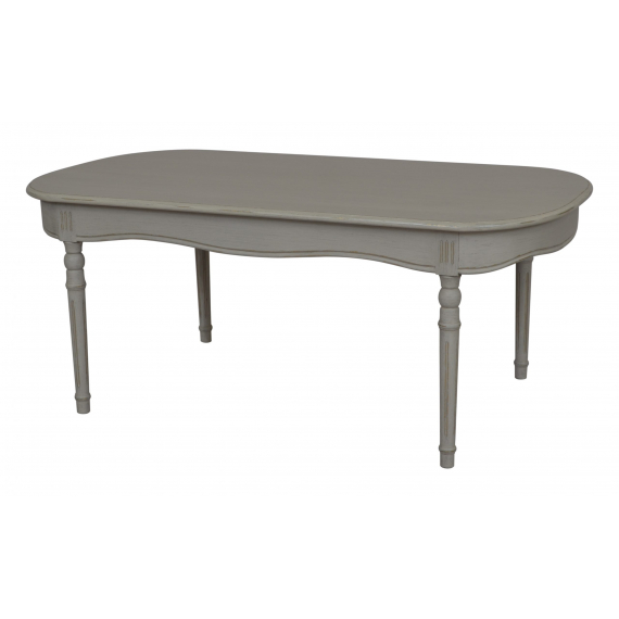 Heritage Grey & Gold Distressed Coffee Table