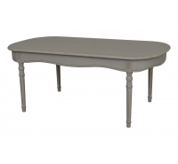 Heritage Grey & Gold Distressed Coffee Table