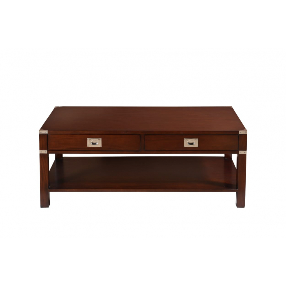 Diana Walnut Coffee Table with Shelf