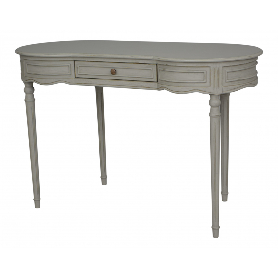 Heritage Writing Desk – Grey with Gold Distress