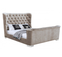 Plush Bay Super King Bed Champagne