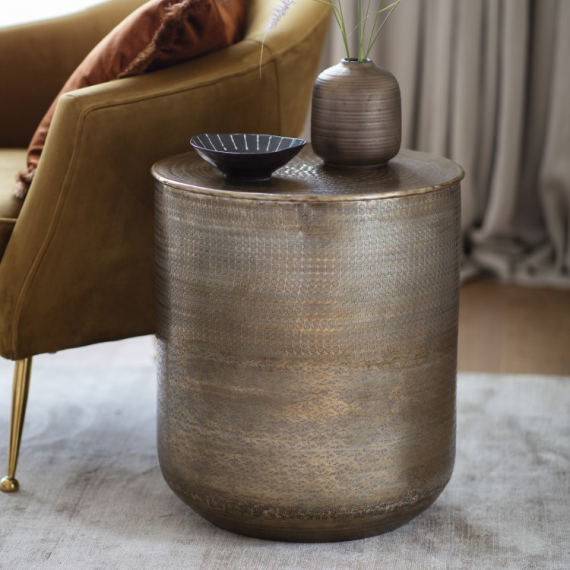 Ash Cylinder Side Table