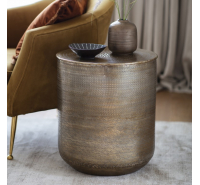 Ash Cylinder Side Table