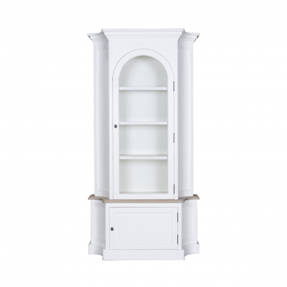 Sofia 2 Door Display Unit – Oak & Antique White