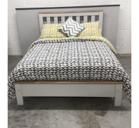 Hannah Grey & Oak Bed Frame