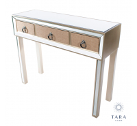 Hayden 3 Drawer Mirrored Console Table