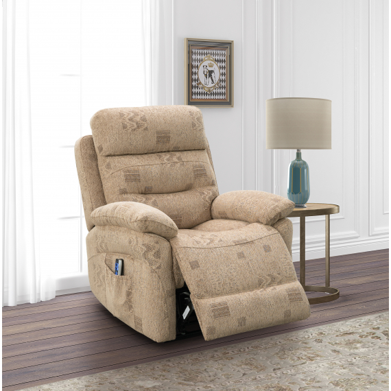 Navona Feel Fabric Twin Motor Lift & Rise Chair