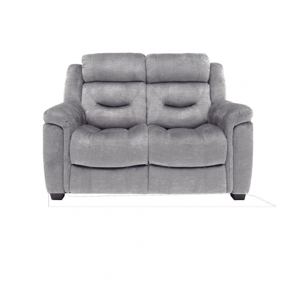 Bordeaux 2 Seater Fixed Grey