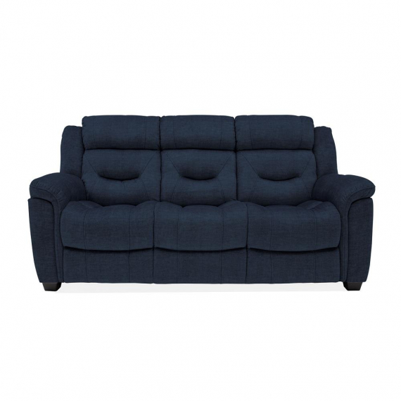 Bordeaux 3 Seater Fixed Blue