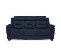 Bordeaux 3 Seater Fixed Blue